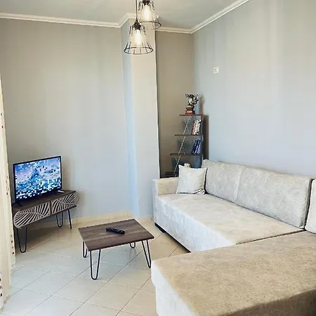公寓 Sunrise Sea View - Spacious Balcony, Full Kitchen, Wifi, Ac Durrës