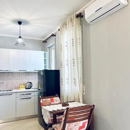 公寓 Sunrise Sea View - Spacious Balcony, Full Kitchen, Wifi, Ac Durrës
