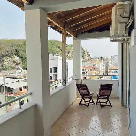Sunrise Sea View - Spacious Balcony, Full Kitchen, Wifi, Ac Durrës